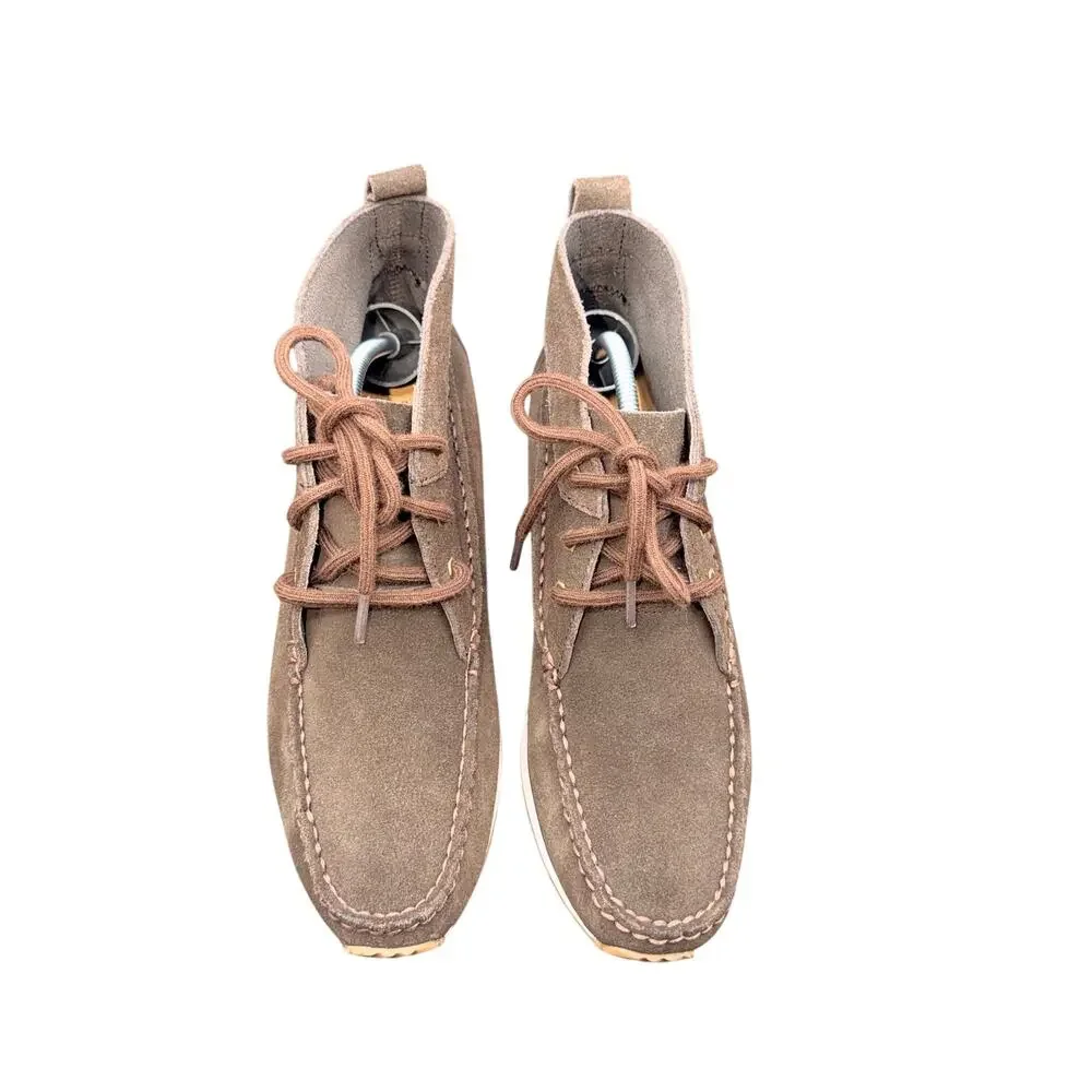 G.H. Bass & Co Brown Suede Chukka Boots Men’s US 8 Moc Toe Lace Up